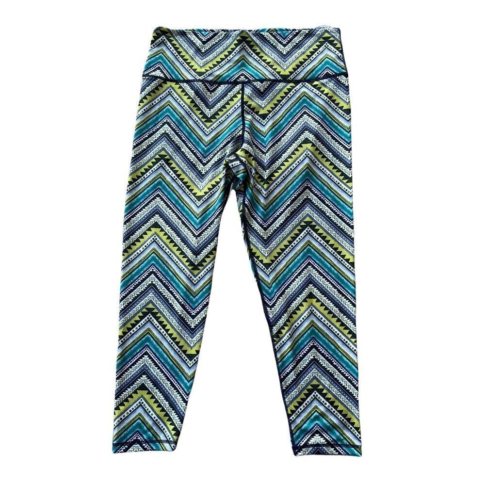 New! American Eagle Aerie Women's Multicolor Tribal Full-Length Leggings XL